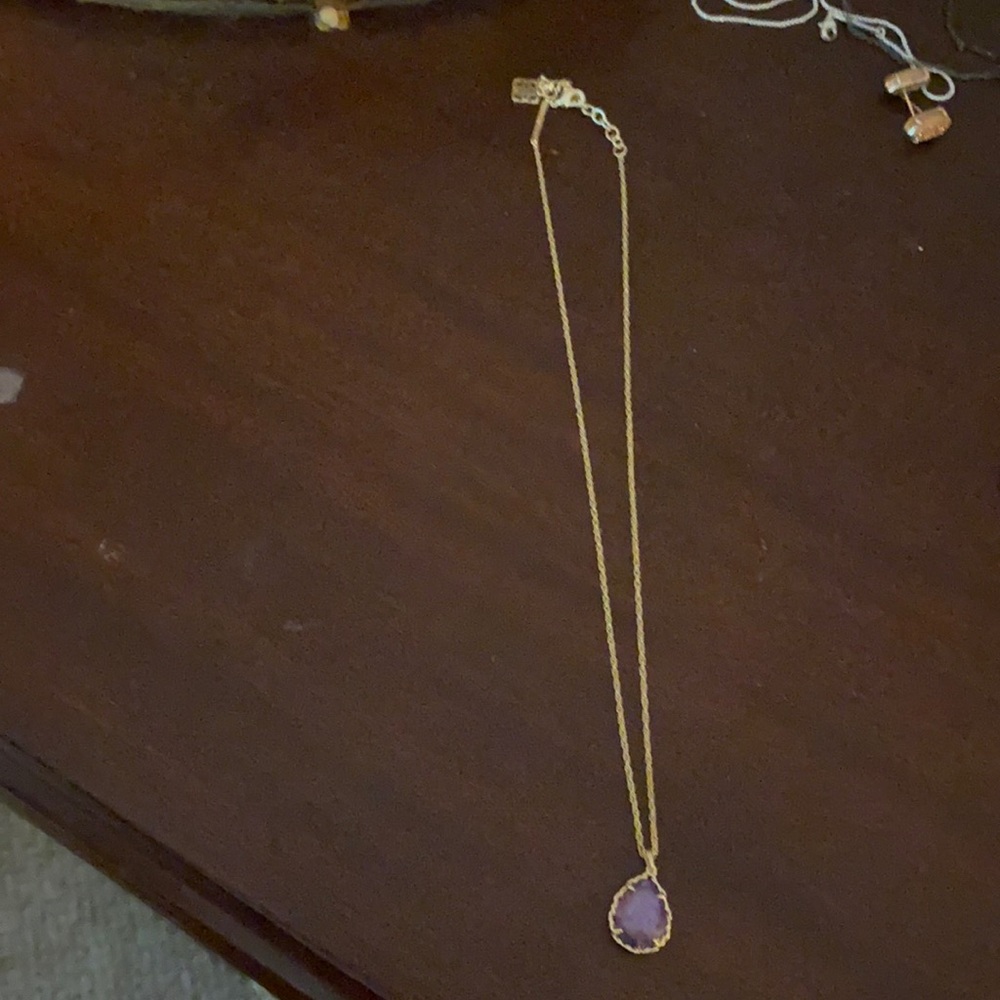 Purple necklace